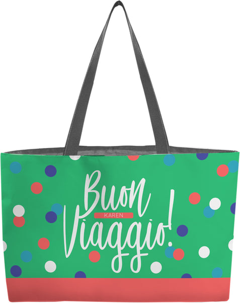 Buon viaggio！by4°C ボストンバッグ Buon-Viaggio-Tote-Weekender-