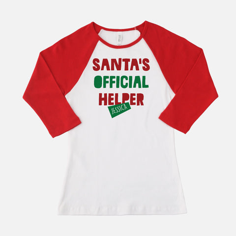 Woman's Santa's Official Helper T-shirt