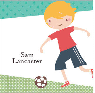 Soccer Boy Label 2