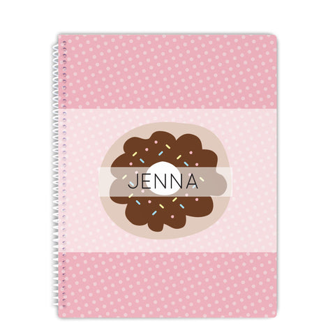 Pink Donut Notebook