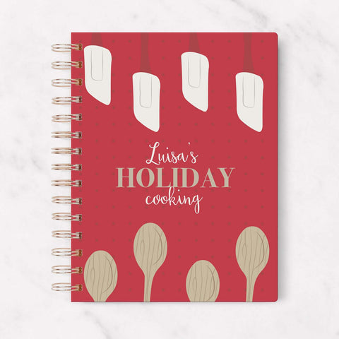 personalized holiday recipes book