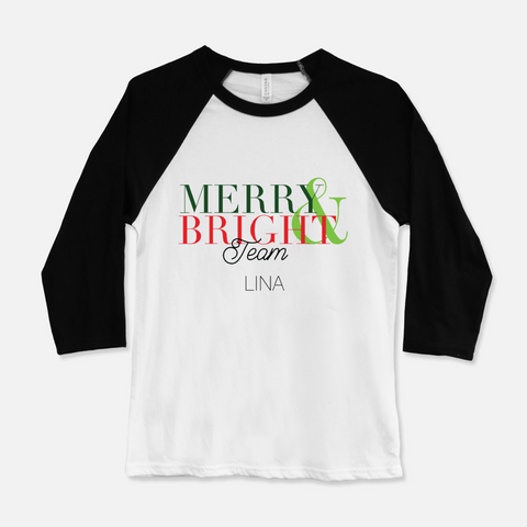Woman's Merry and Bright Team T-shirt