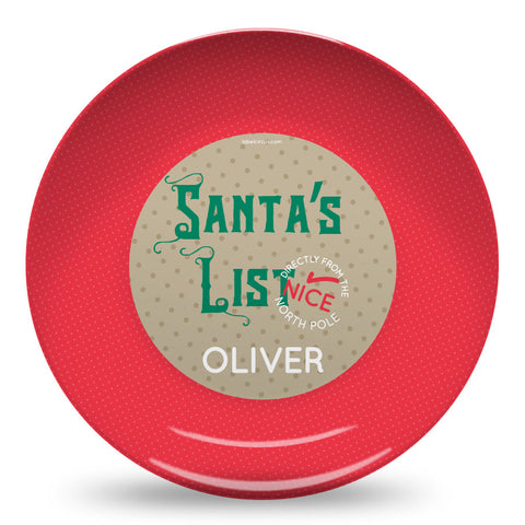 Personalized Plate for Santa's cookies