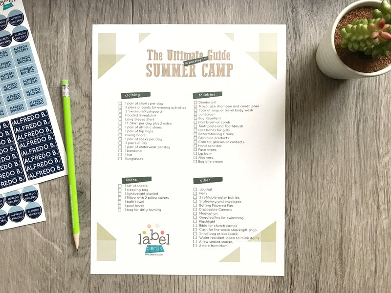 Sending your kid to camp this summer? You need this!