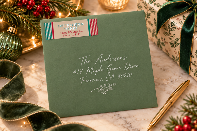 Christmas Address Labels: The Easy Secret to Beautiful Holiday Cards