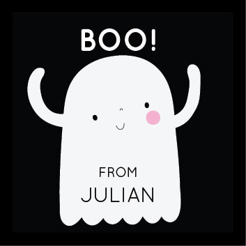 Boo Ghost Label | Label Circus