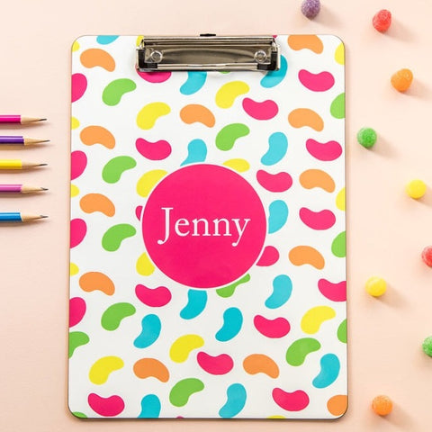 jelly bean personalized clipboard