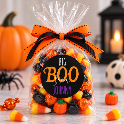 Personalized Big Boo Halloween labels