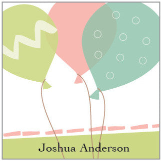 Balloons Label 1