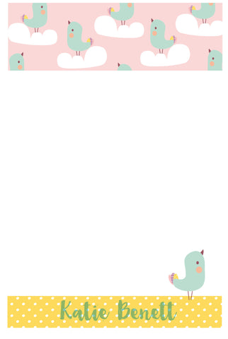 Blue Bird Notepad