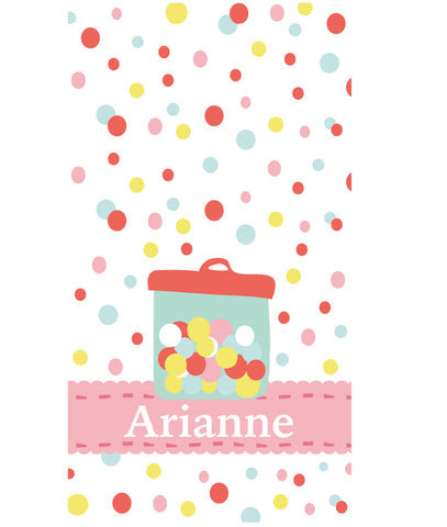 Bubble Gum Microfiber Towel