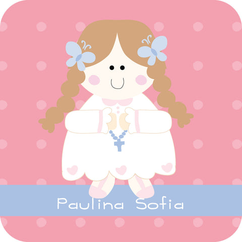Communion Girl Coaster