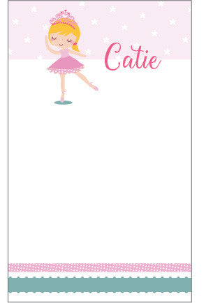 Ballerina Notepad
