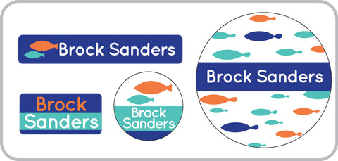 Fish Colony Everyday Labels