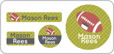 Football Everyday Label Set