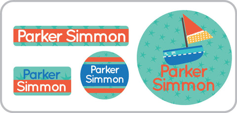 Sailboat Everyday Labels
