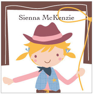Cowgirl Label 1