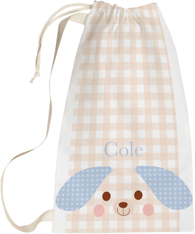 Personalized  doggie baby laundry bag
