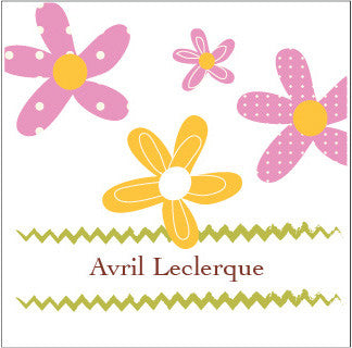 Flower Label 3