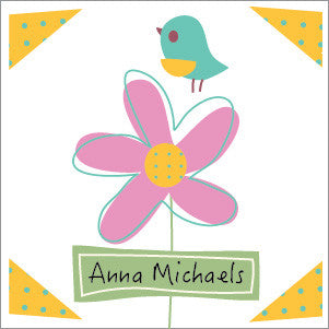 Flower Label 5