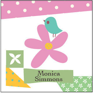 Flower Label 6