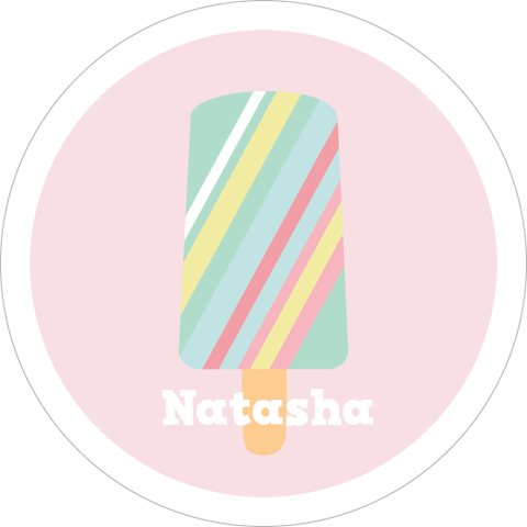 Ice Cream Water Resistant Labels