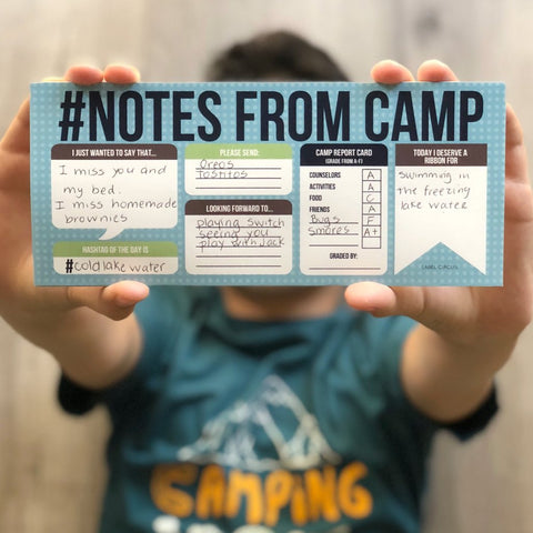 summer camp notepad for kids