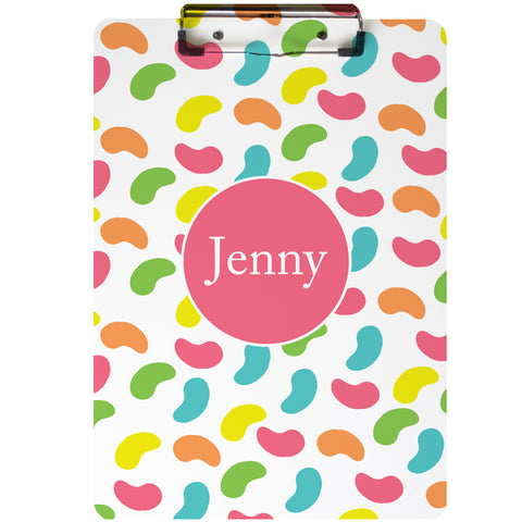 Jelly bean personalized clipboard