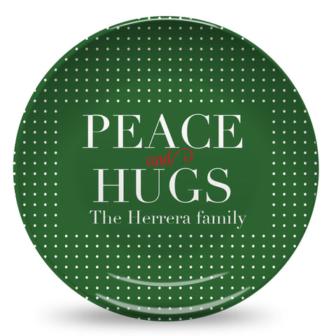 Peace and Hugs 10" Plate