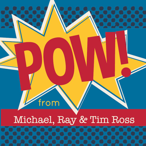Pow! Gift Label