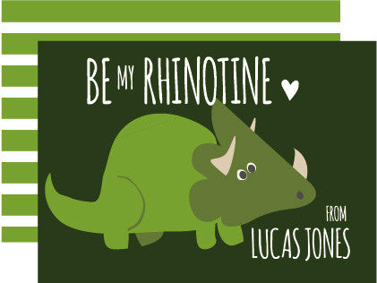 Rhino Valentine's Day Card (set of 10)