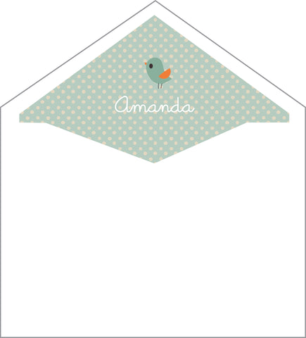 First Communion Blue Bird Card