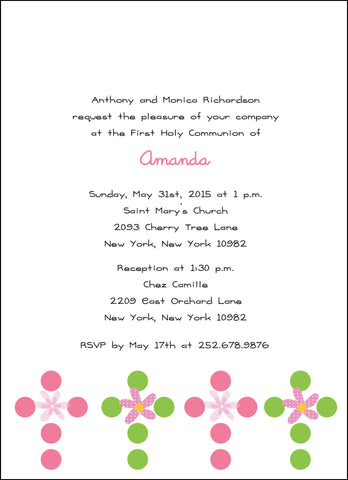 First Communion Modern Crosses