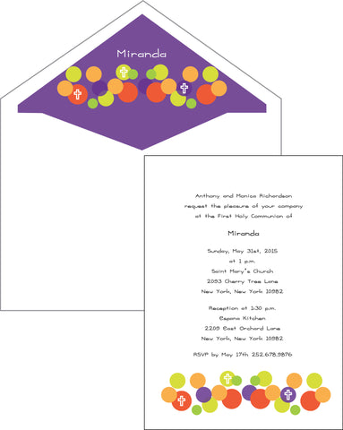 First Communion Dot Card