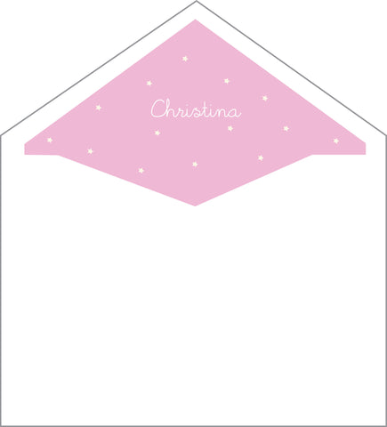 First Communion Pretty in Pink Card