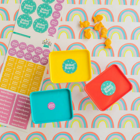 Colorful Polka Dots Everyday Label Pack