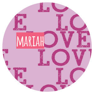 Violet Love Label