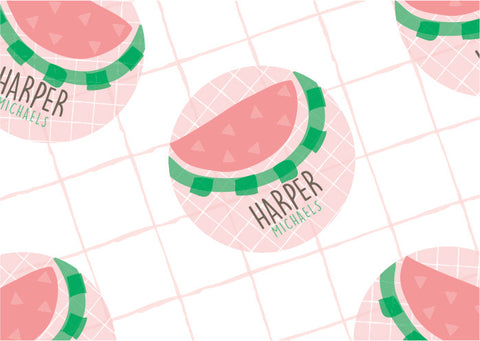 Watermelon Folded Card