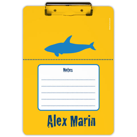 Yellow Shark Clipboard