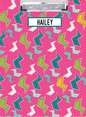 Pink Zap Clipboard