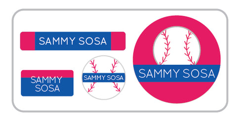 Baseball Everyday Labels