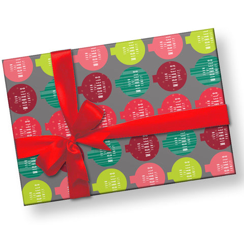 Personalized Christmas Holiday Gift Wrap 