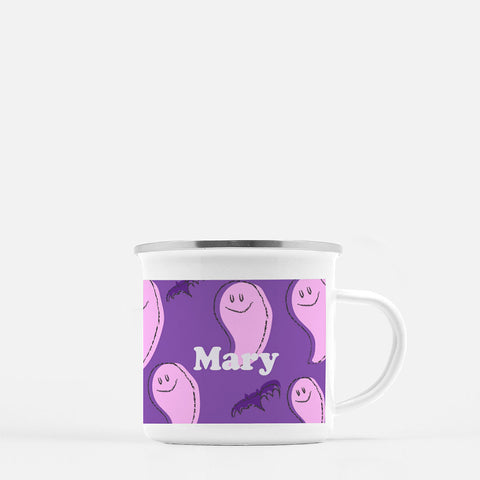 pink ghost persoanlized mug