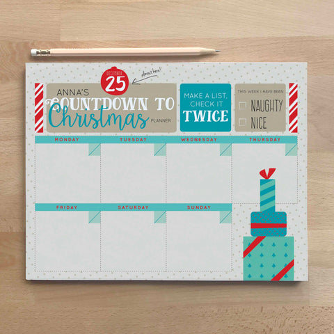 Countdown to Christmas Planner