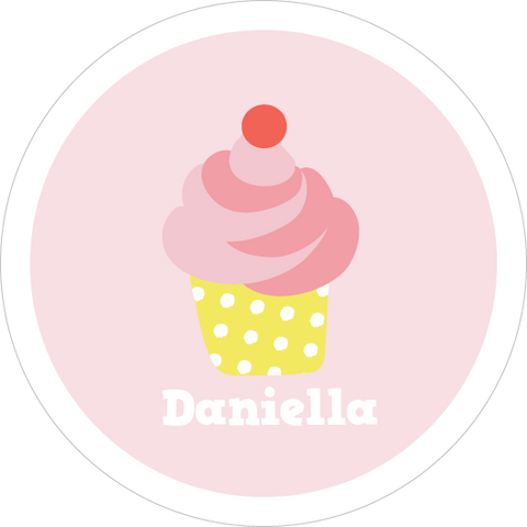 Strawberry Cupcake Water Resistant Labels