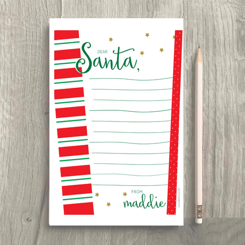 Dear Santa Notepad
