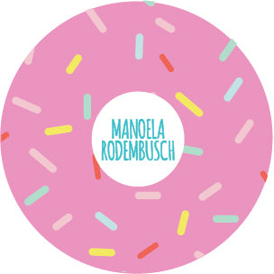 Donut Personalized Label