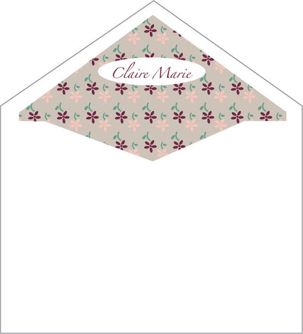 First Communion Flower Card