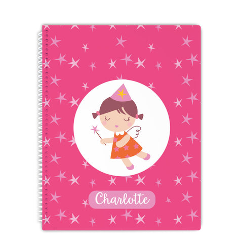 Personalized Fairy notebook for girls