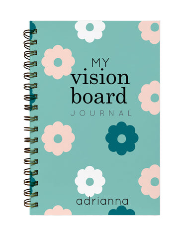 Flowers Vision Board Journal